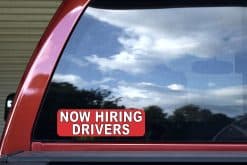 Now Hiring Sticker