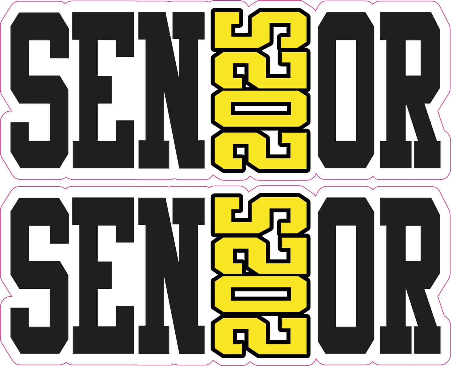 Senior 2025 Stickers