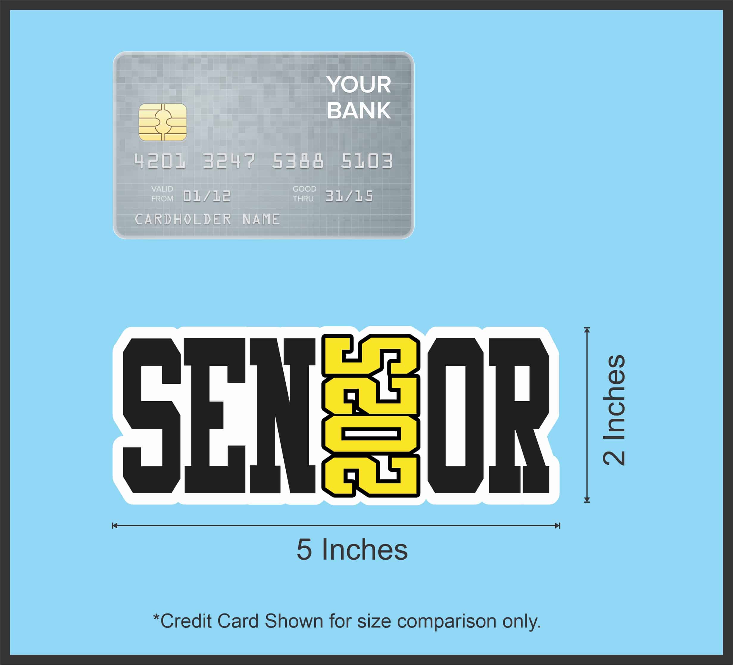 Senior 2025 Stickers