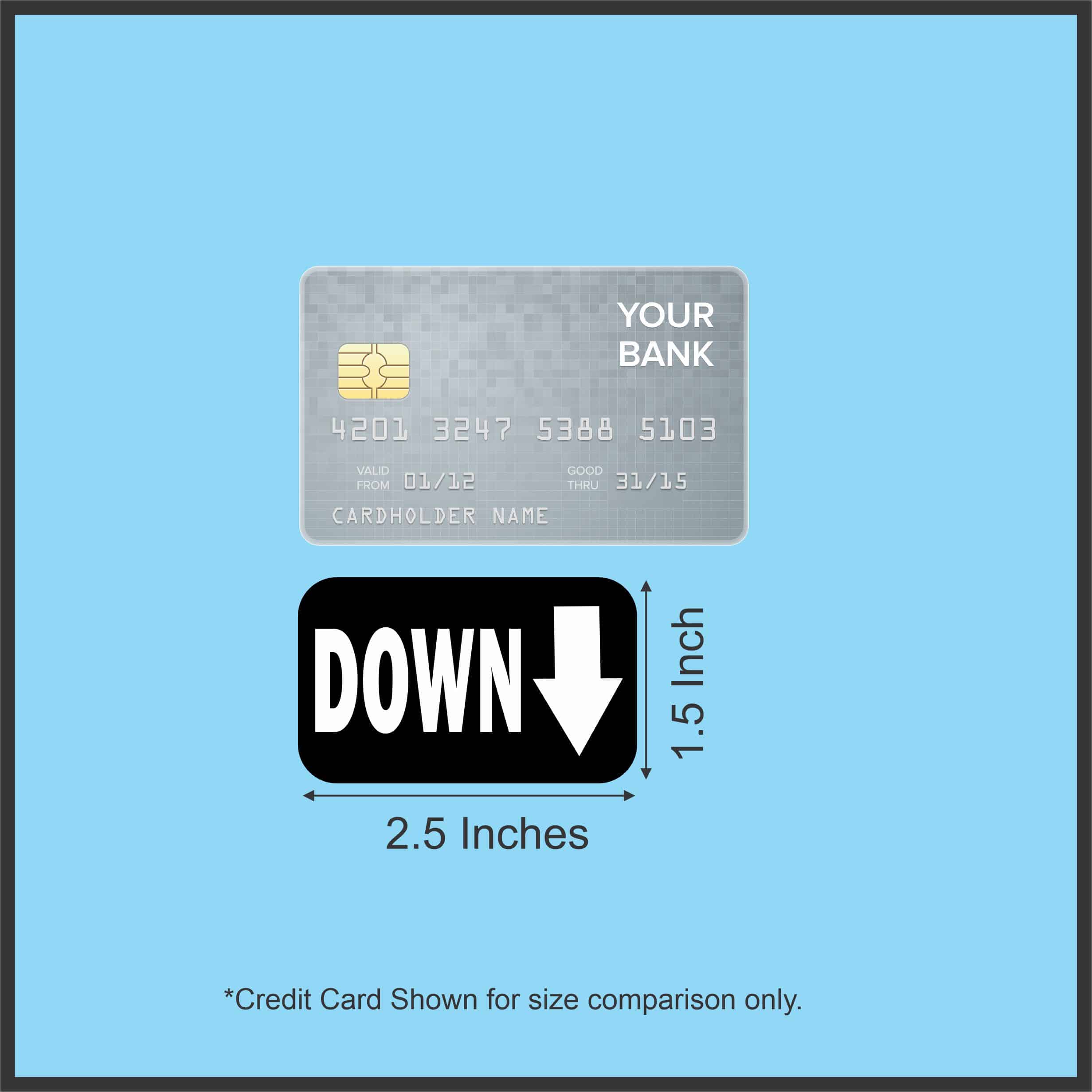 Up Down Stickers
