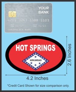 Hot Springs Arkansas Sticker