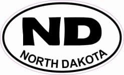 North Dakota Sticker