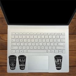 Coffee Cup Saying Stickers