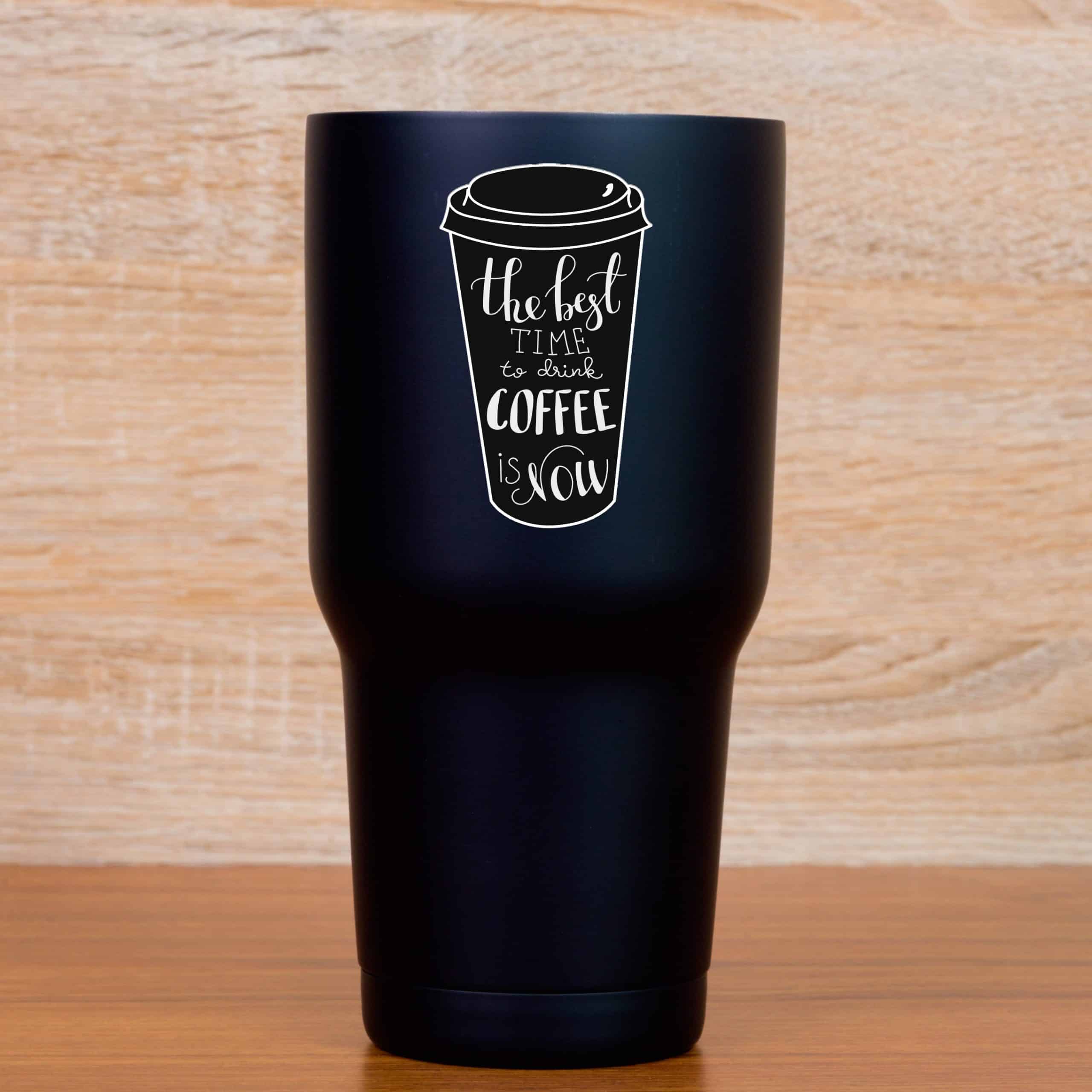 Coffee Cup Saying Stickers