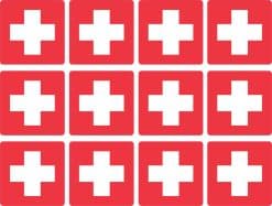 First Aid Stickers