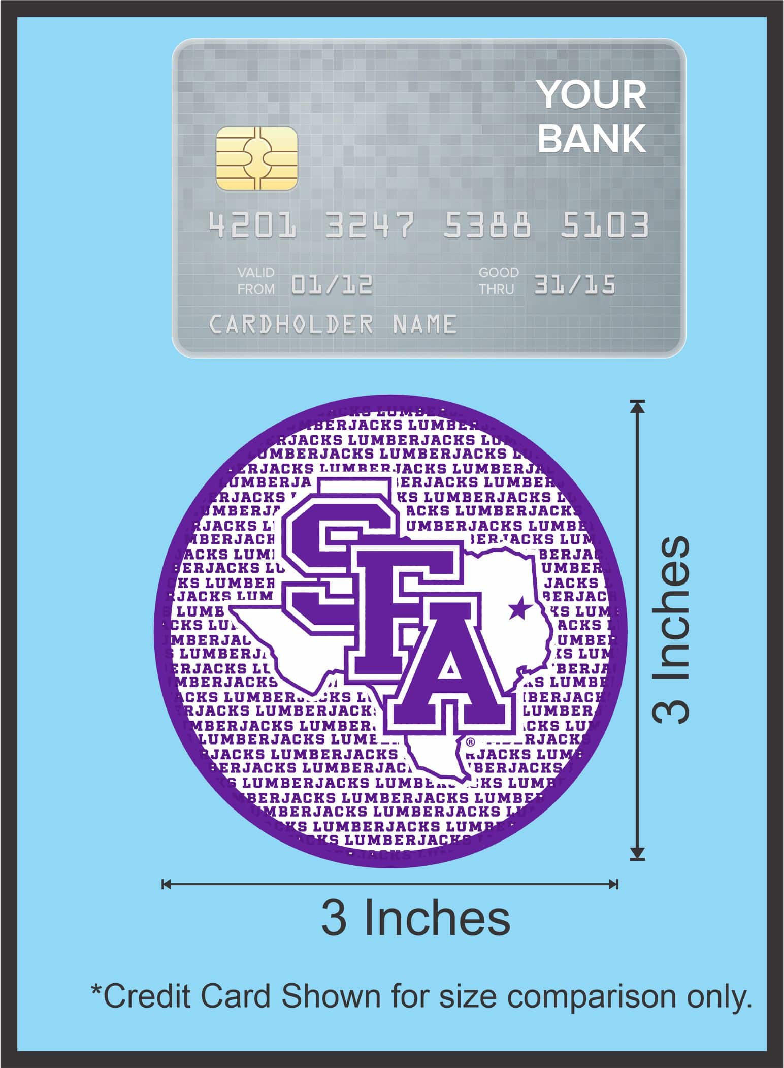 Stephen F. Austin SFA Stickers