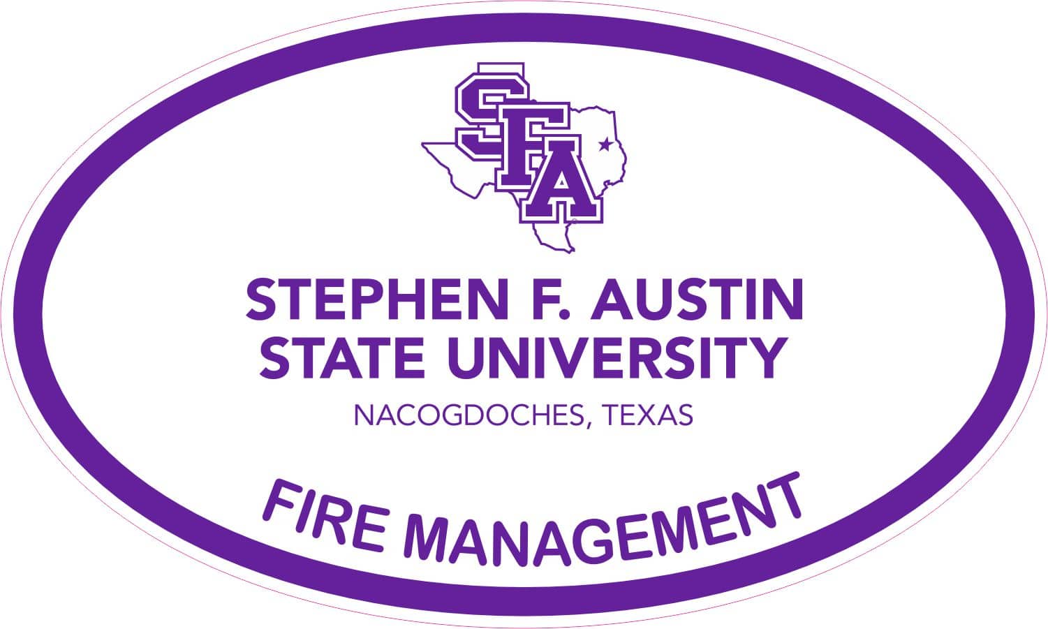 Officially Licensed SFA Fire Management Sticker