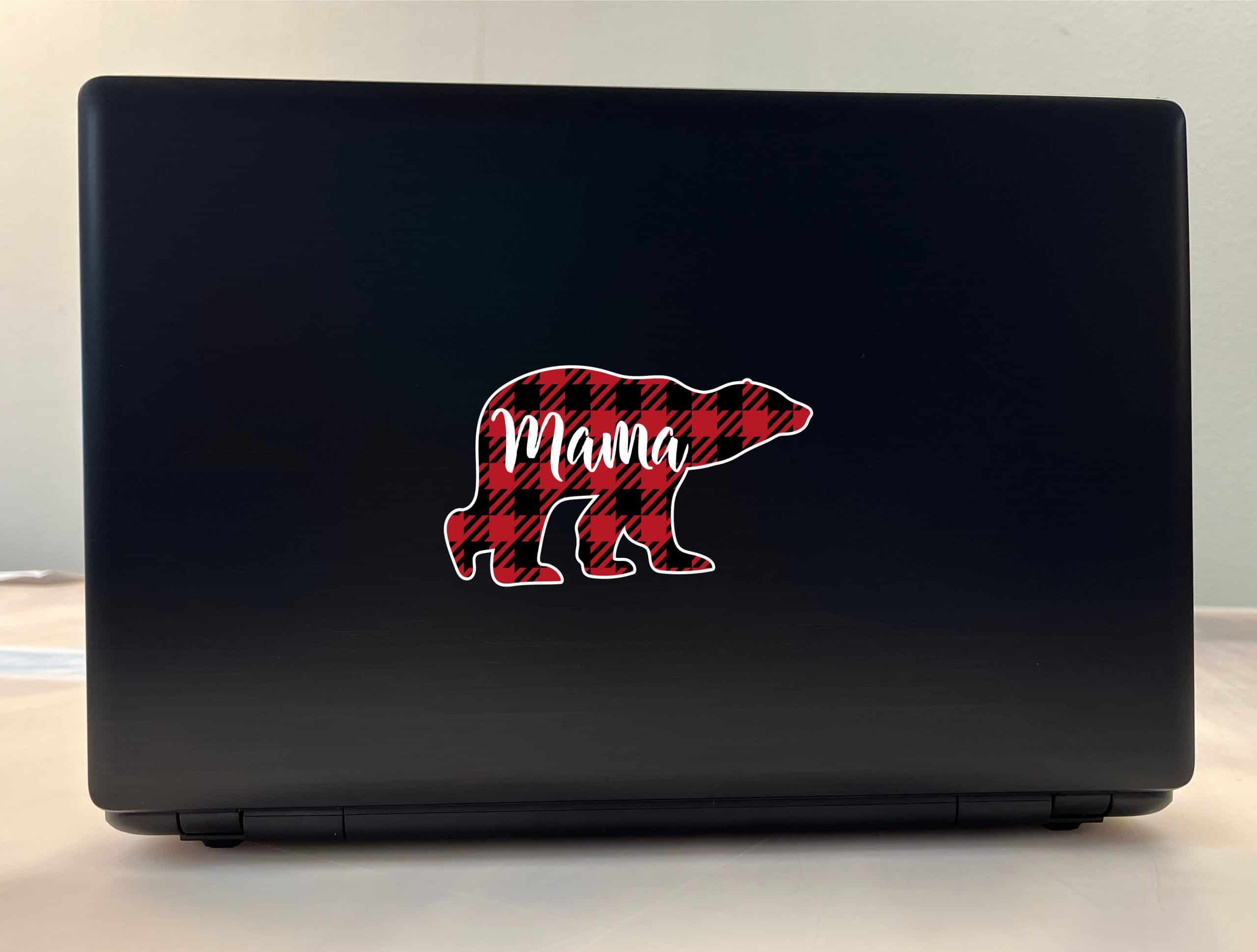 Christmas Mama Bear Sticker