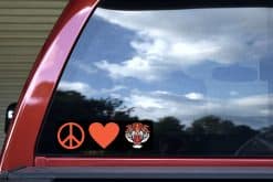 Tiger Mascot Sticker