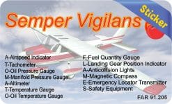 Semper Vigilans A Flaming Tomato Sticker