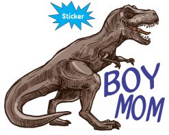 Boy Mom Sticker