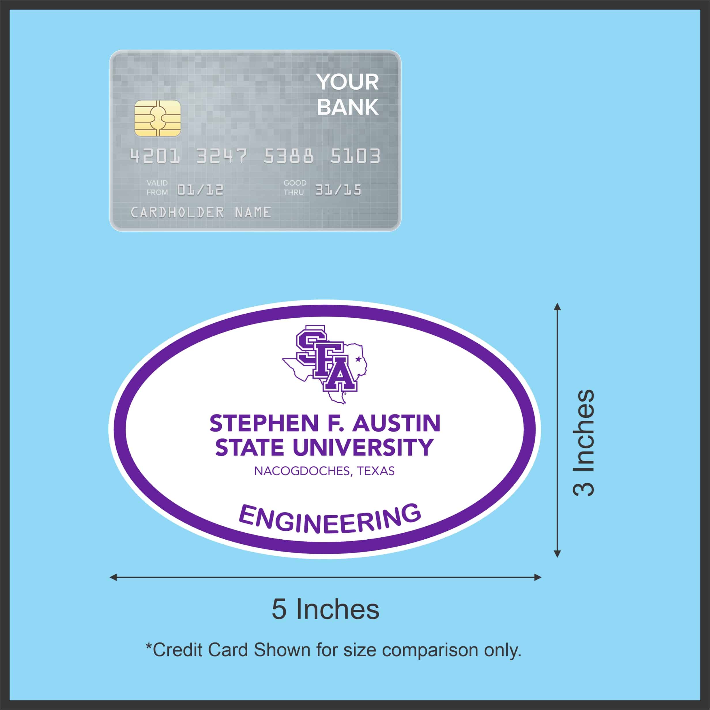 Stephen F. Austin SFA Sticker