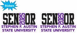 Stephen F. Austin SFA Stickers