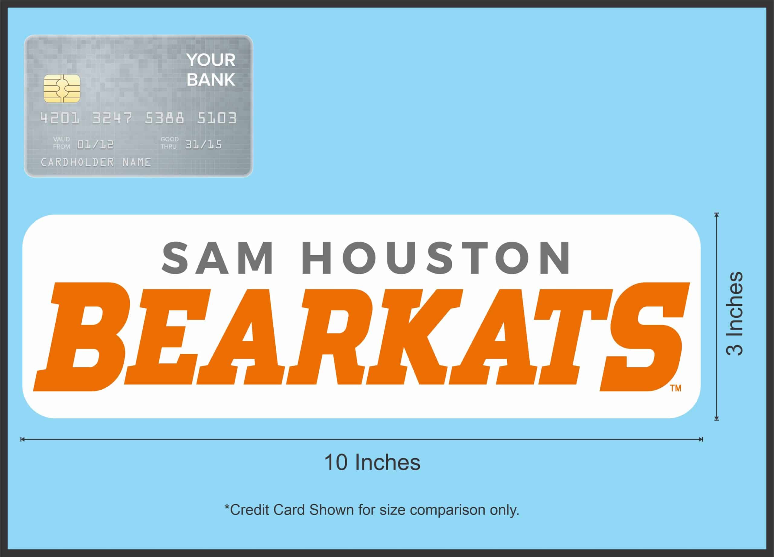 Sam Houston SHSU Sticker