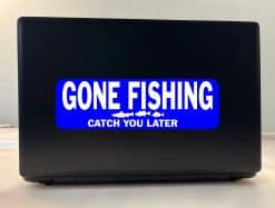 Gone Fishing Sticker