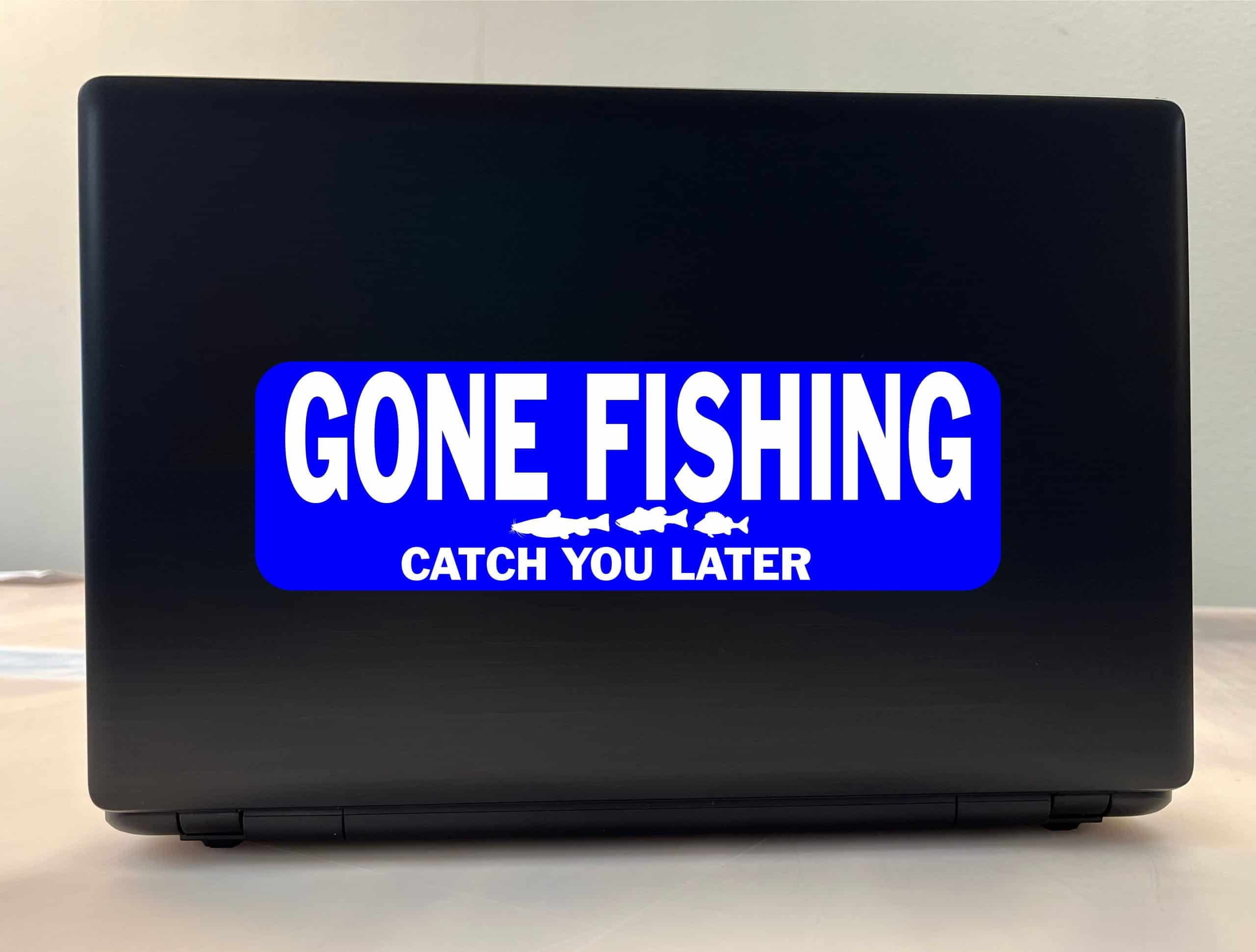Gone Fishing Sticker