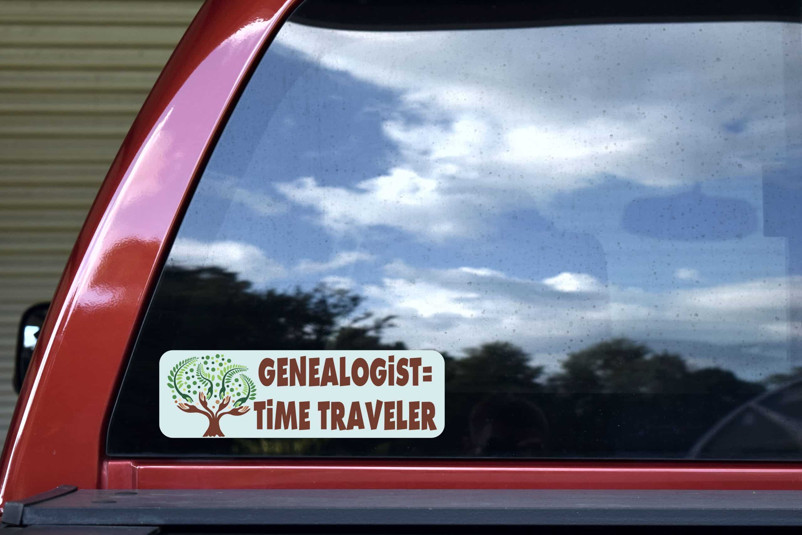 Genealogist Bumper Sticker