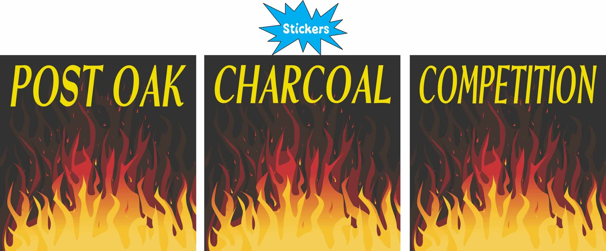 StickerTalk BBQ Pellet Label Vinyl Sticker Sheet, 3 inches x 3 inches