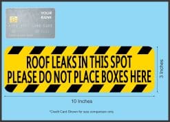 Roof Leaks In This Spot Sticker