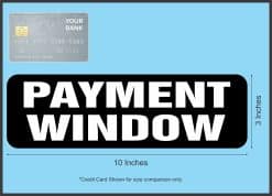 Payment Window Magnet