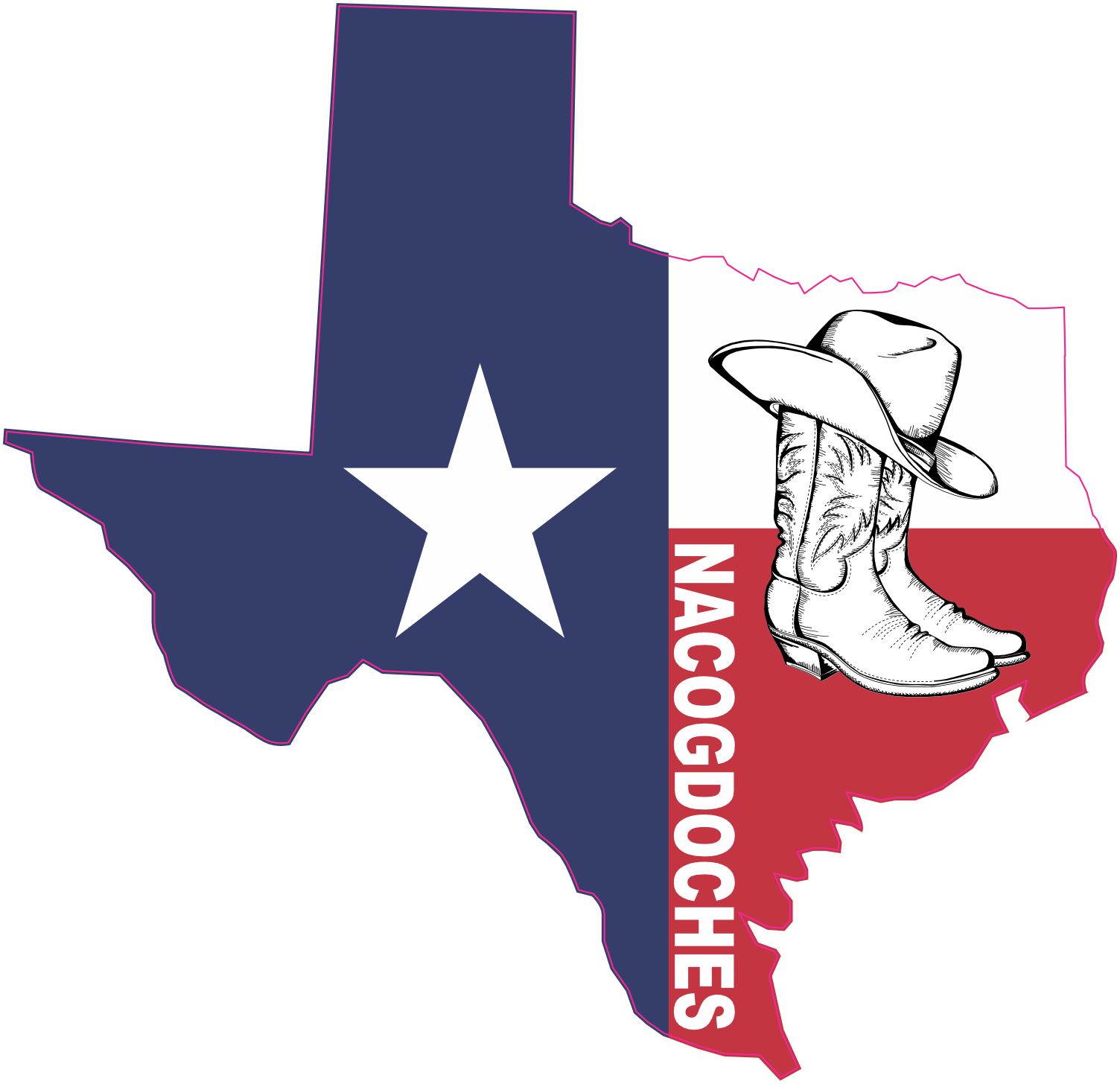 Nacogdoches Texas Sticker