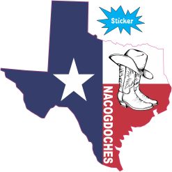 Nacogdoches Texas Sticker