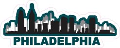Philadelphia Skyline Sticker