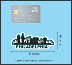 Philadelphia Skyline Sticker
