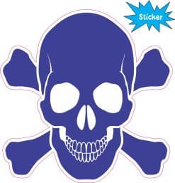 Skull Sticker