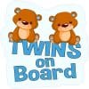 Twins on Board Sticker