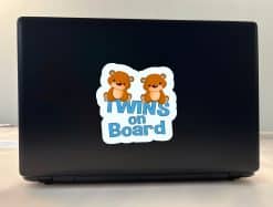 Twins on Board Sticker