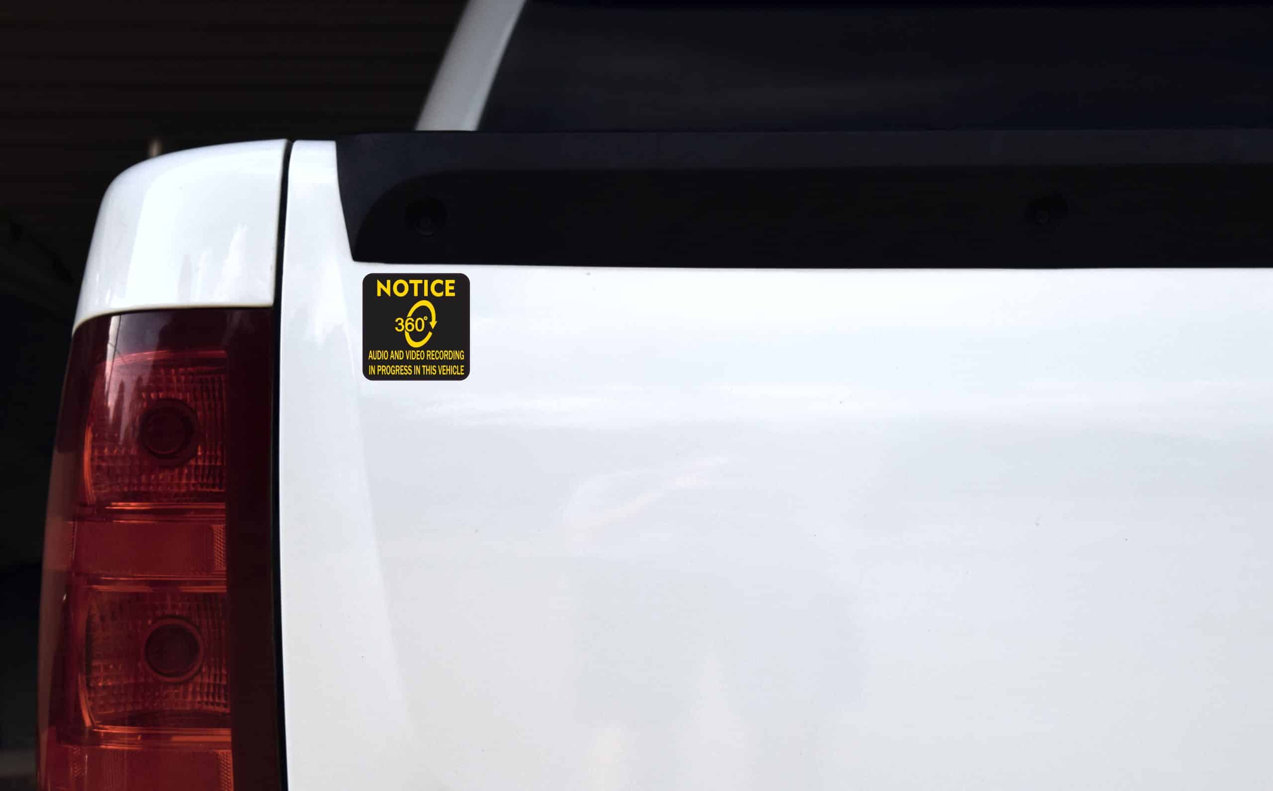 Audio and Video Recording Notice Sticker