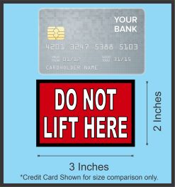 Do Not Lift Here Sticker Sheet