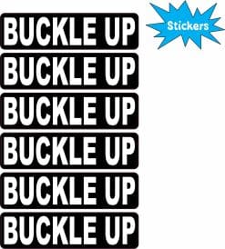 Buckle Up Stickers