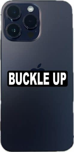 Buckle Up Stickers