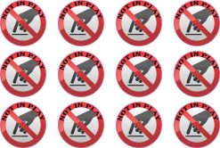 Not In Play Stickers