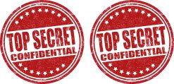 Top Secret Sticker Sheet