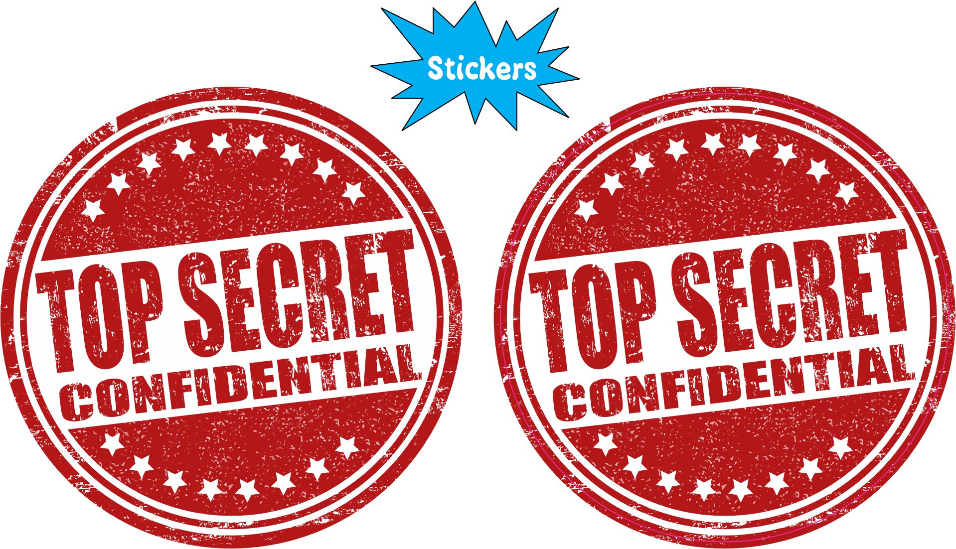 Top Secret Sticker Sheet