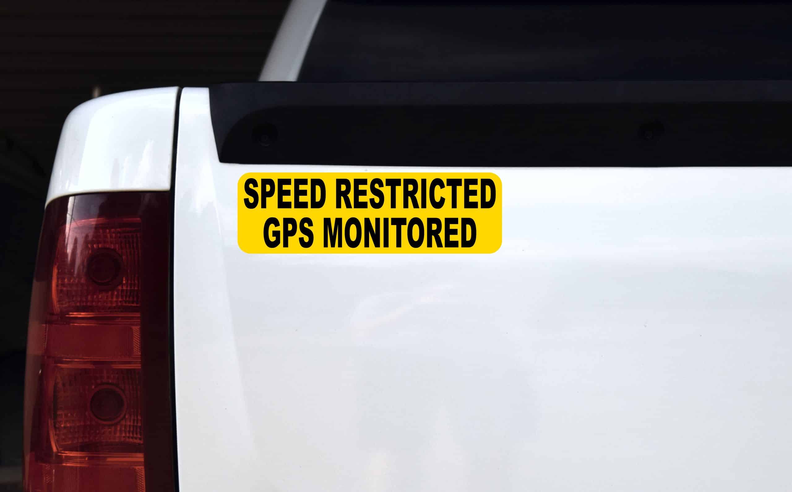 Speed Monitored Sticker