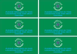 Geocache Sticker Sheet