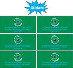 Geocache Sticker Sheet
