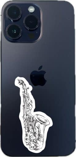 Saxophone Sticker Sheet