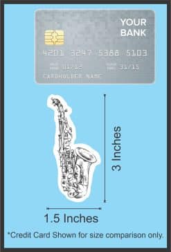 Saxophone Sticker Sheet