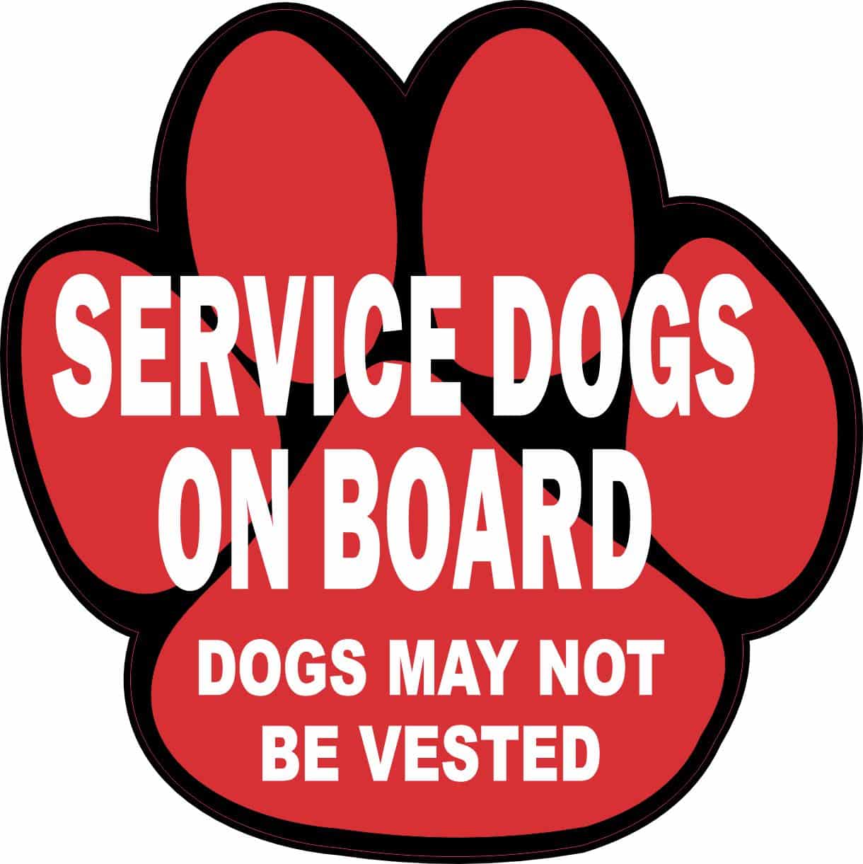 Service Dog Sticker