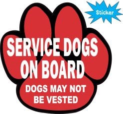 Service Dog Sticker
