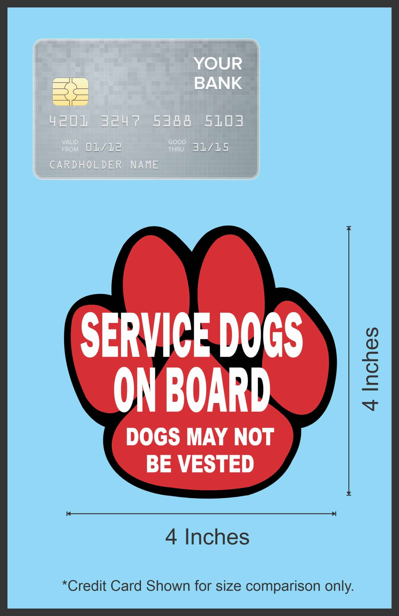 Service Dog Sticker