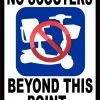 No Scooter Sticker