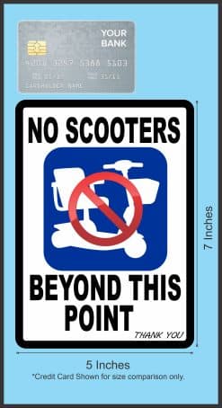 No Scooters Magnet