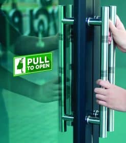 Push and Pull To Open Sticker Sheet