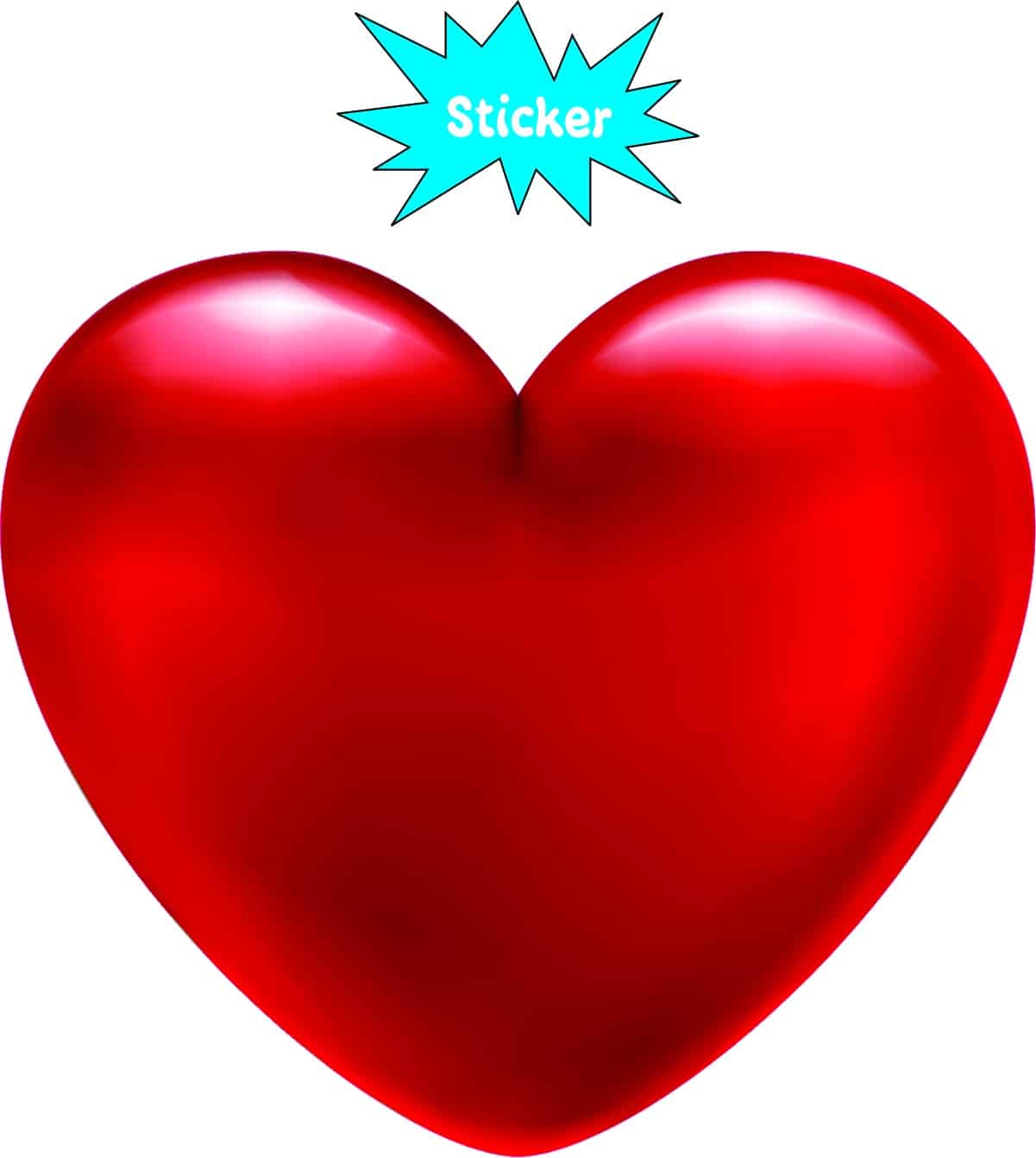 Heart Sticker